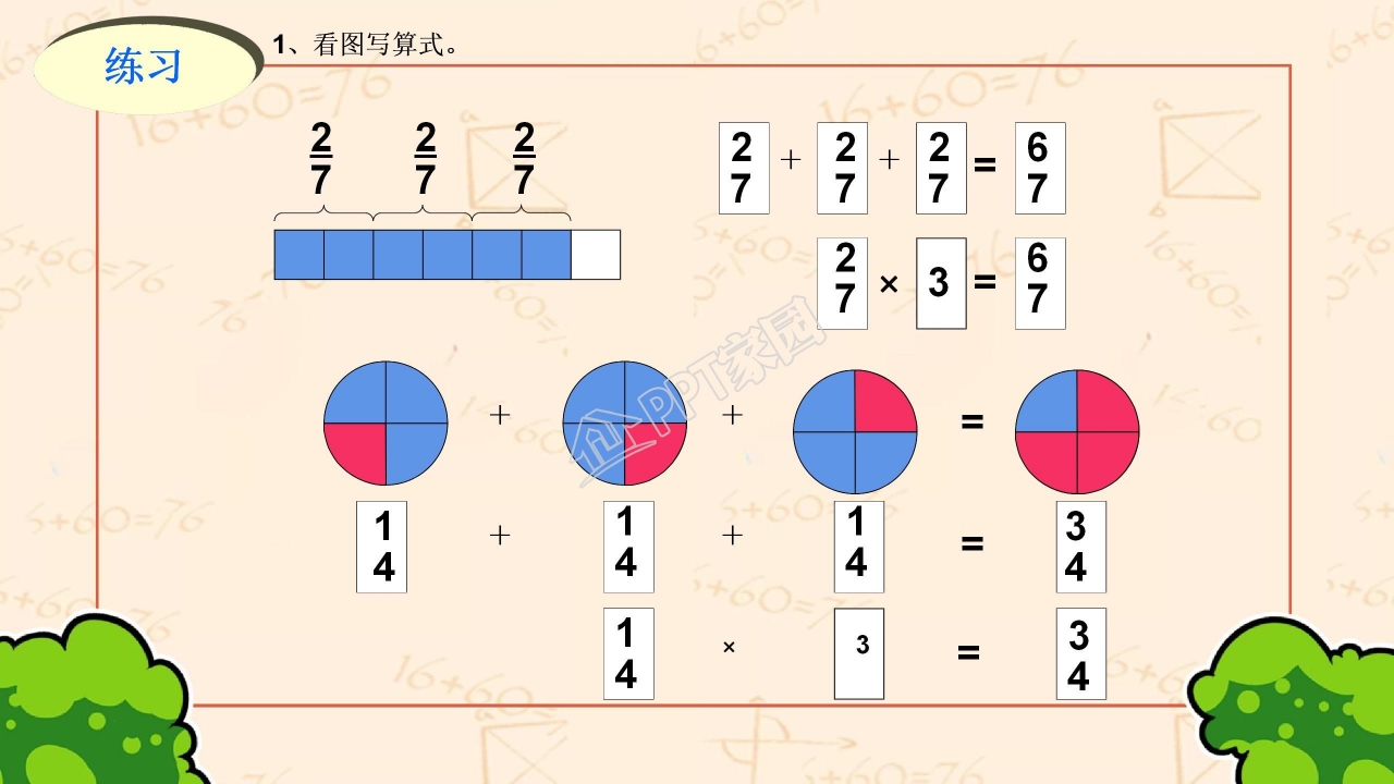 分数乘法教案ppt课件模板
