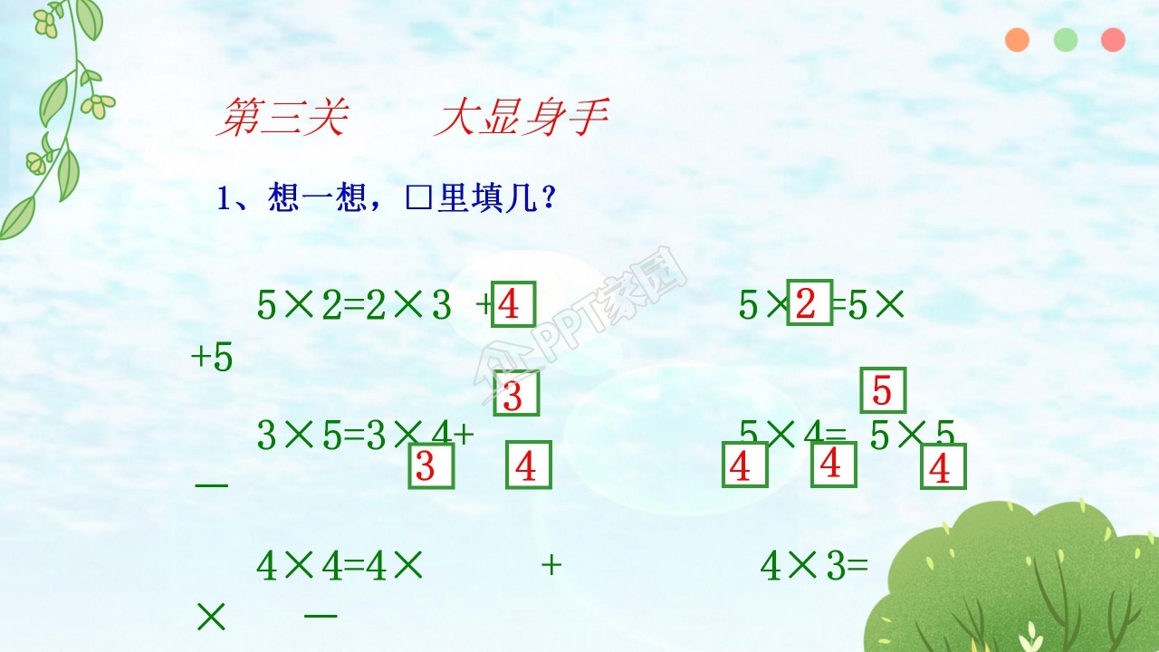 小学生表内乘法ppt课件