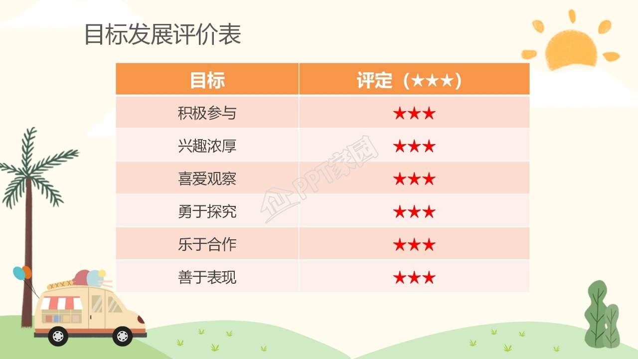 小学生成长纪念册ppt模板