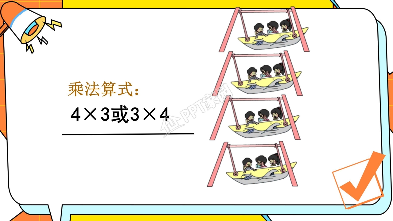 乘法的初步认识课件ppt模板