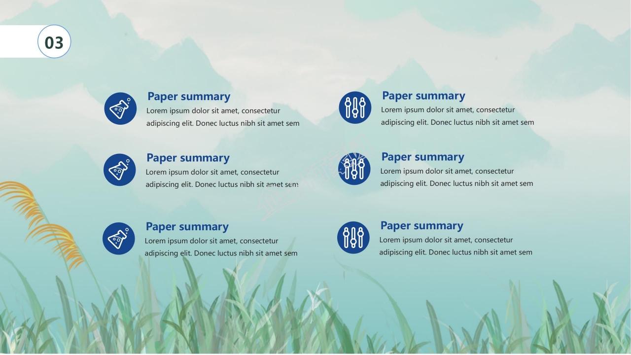创意画轴水墨古典风PPT模板