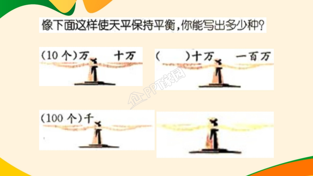 四年级上册大数的认识ppt 模板