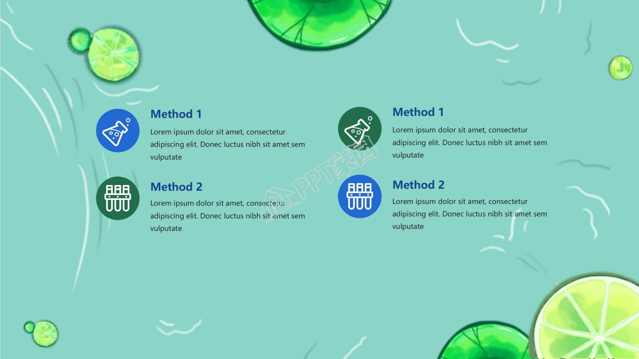 卡通教学培训通用ppt模板