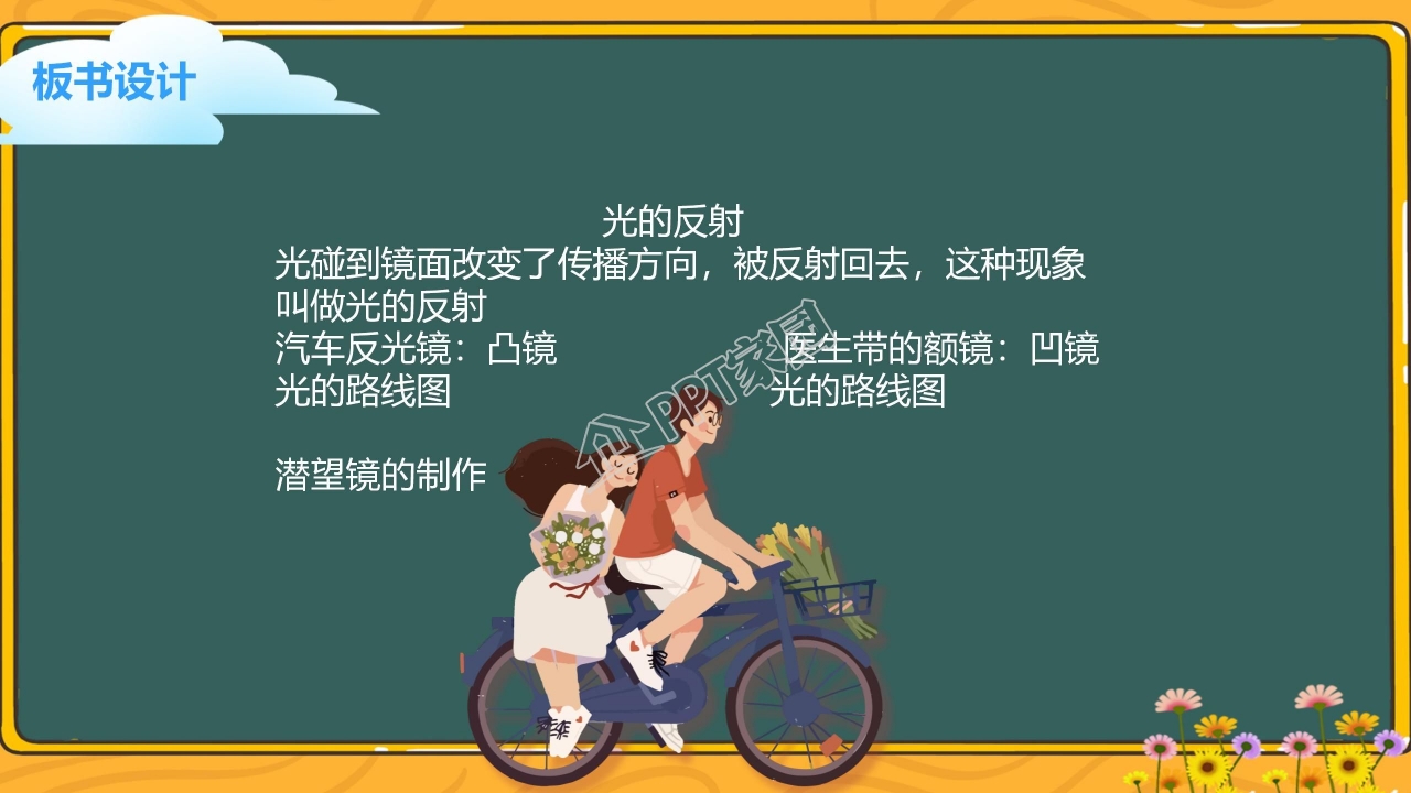 小学科学光的反射ppt模板