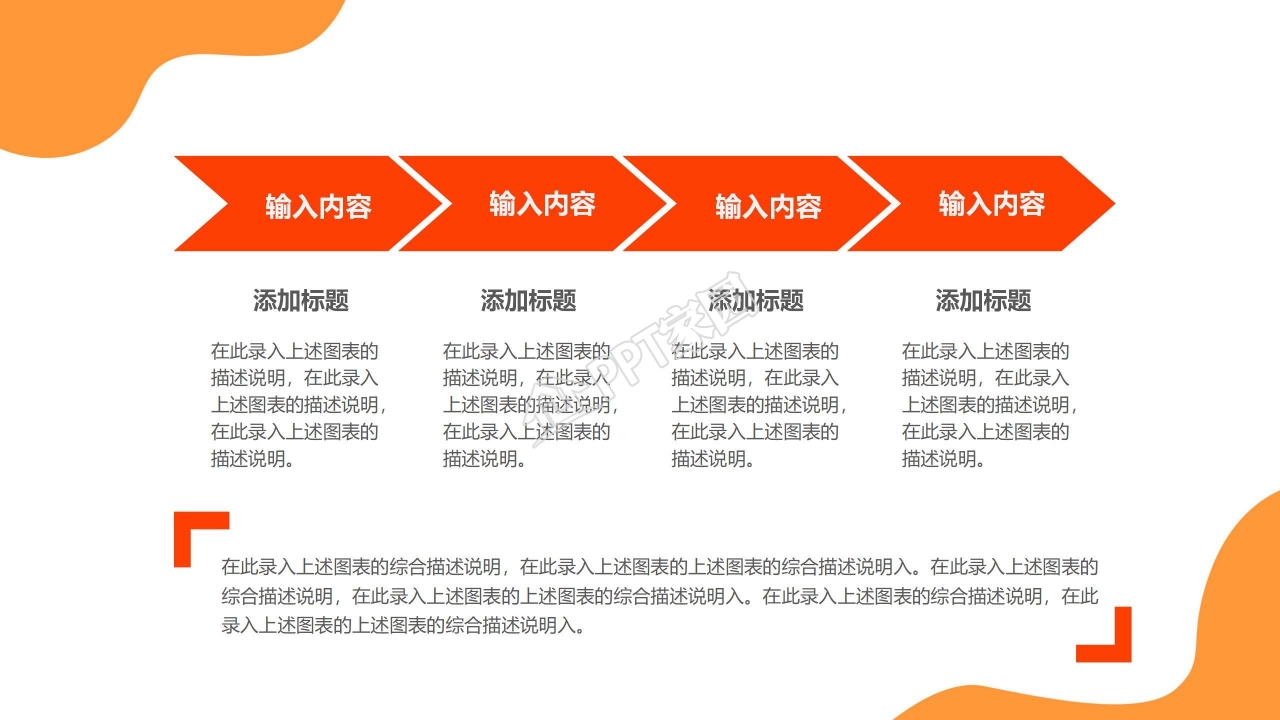 橙色商务风商业计划书ppt模板