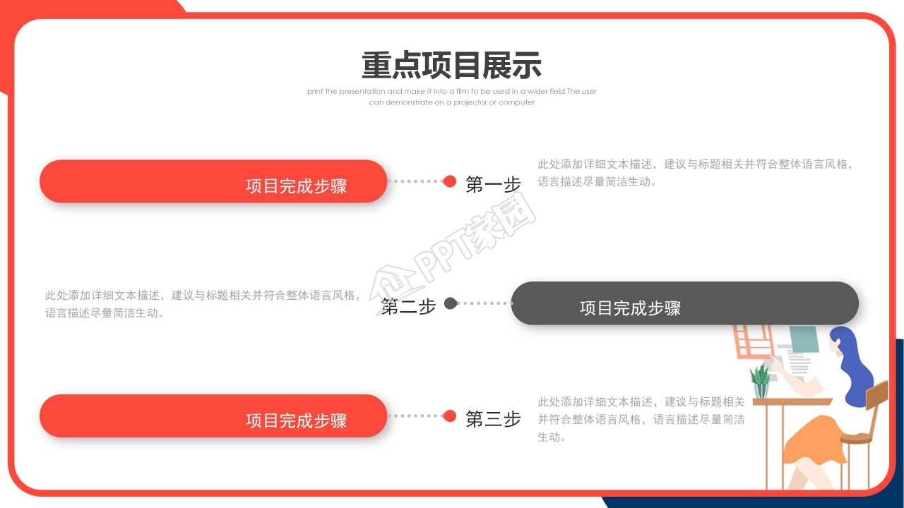 2021年工作年终总结述职报告工作计划ppt模板