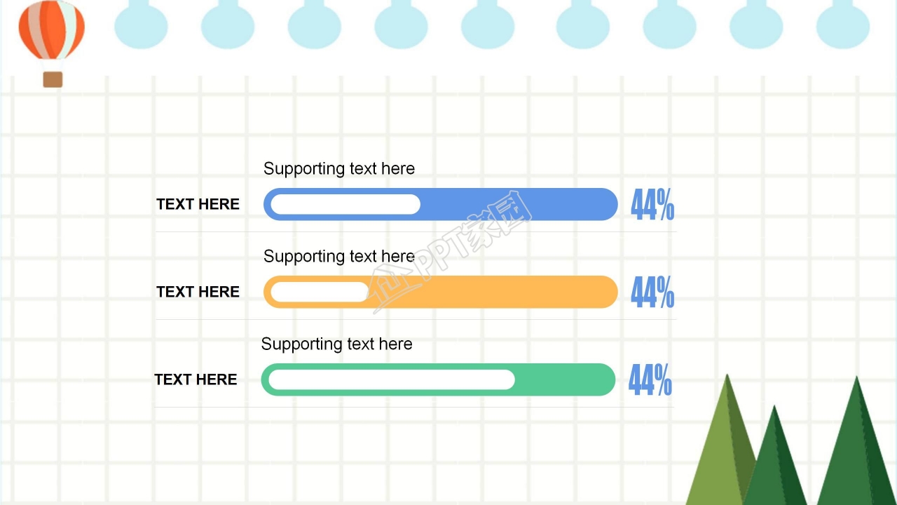 幼儿成长档案ppt模板