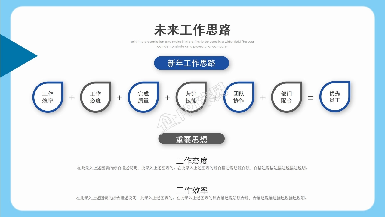 月度工作总结ppt模板