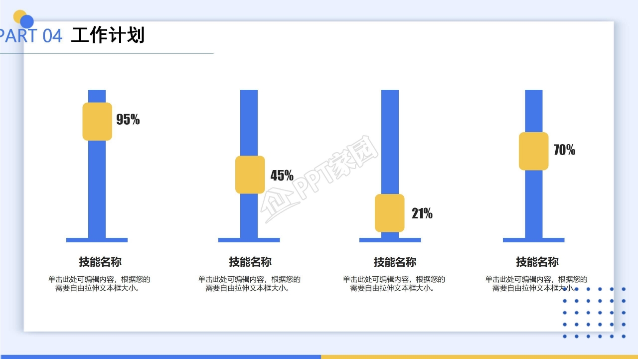 商务简洁个人转正报告ppt模板