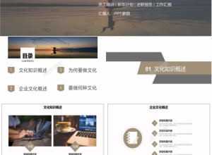 企业文化管理培训ppt模板下载推荐