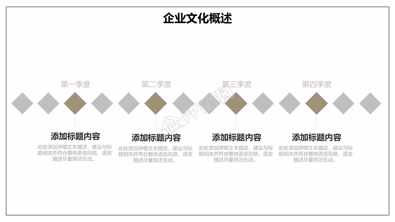 深蓝色封面沉稳大气企业培训PPT模板