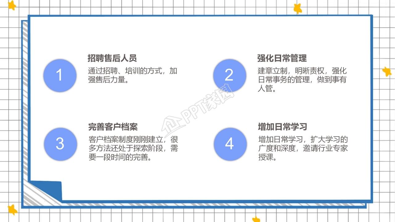 商务通用扁平卡通PPT模板