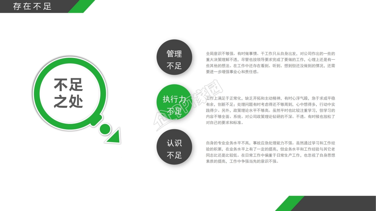 小清新蓝色简约商务PPT模板