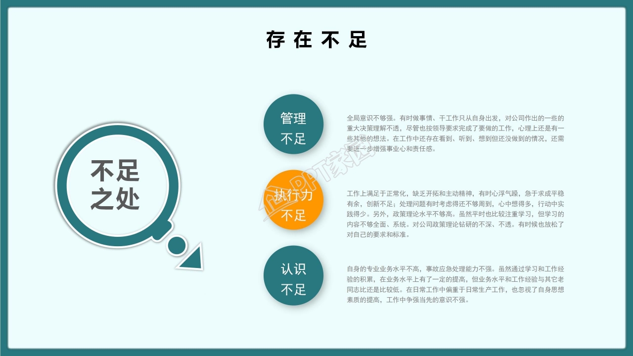 部门工作总结ppt模板