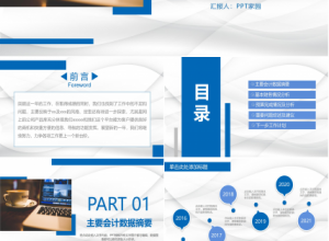 财务工作报告ppt模板下载推荐
