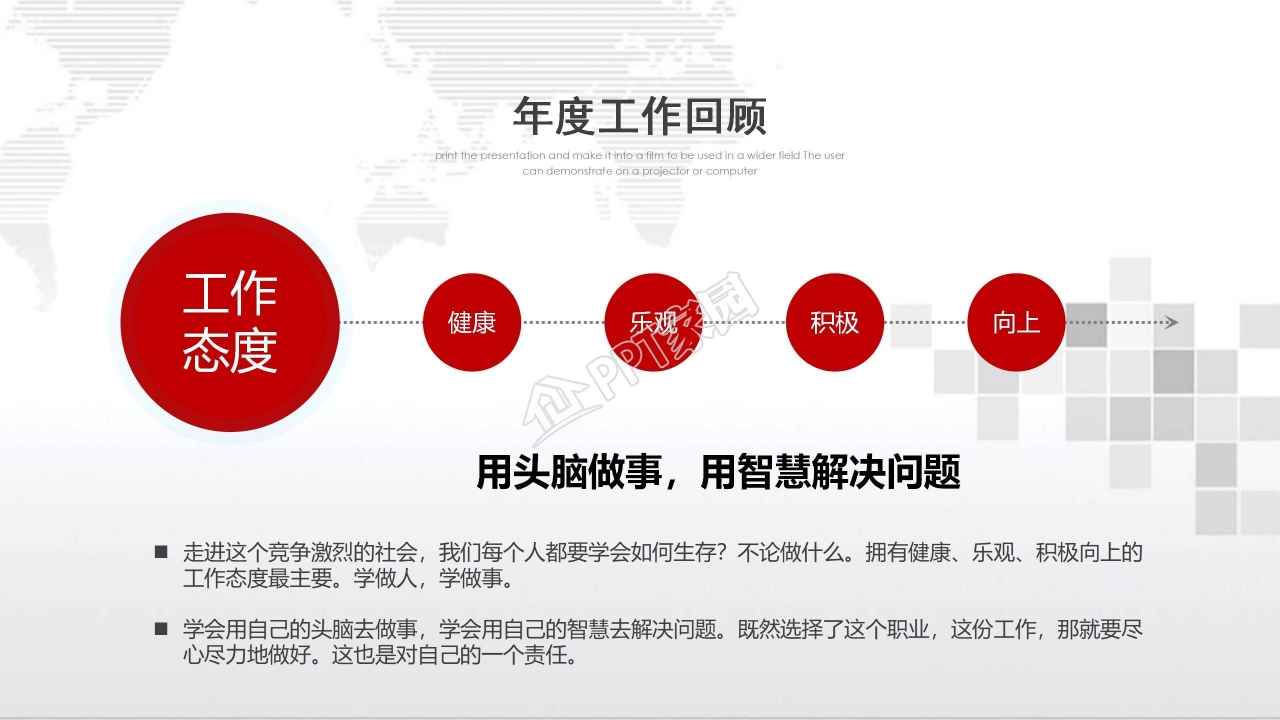工作总结汇报PPT模板