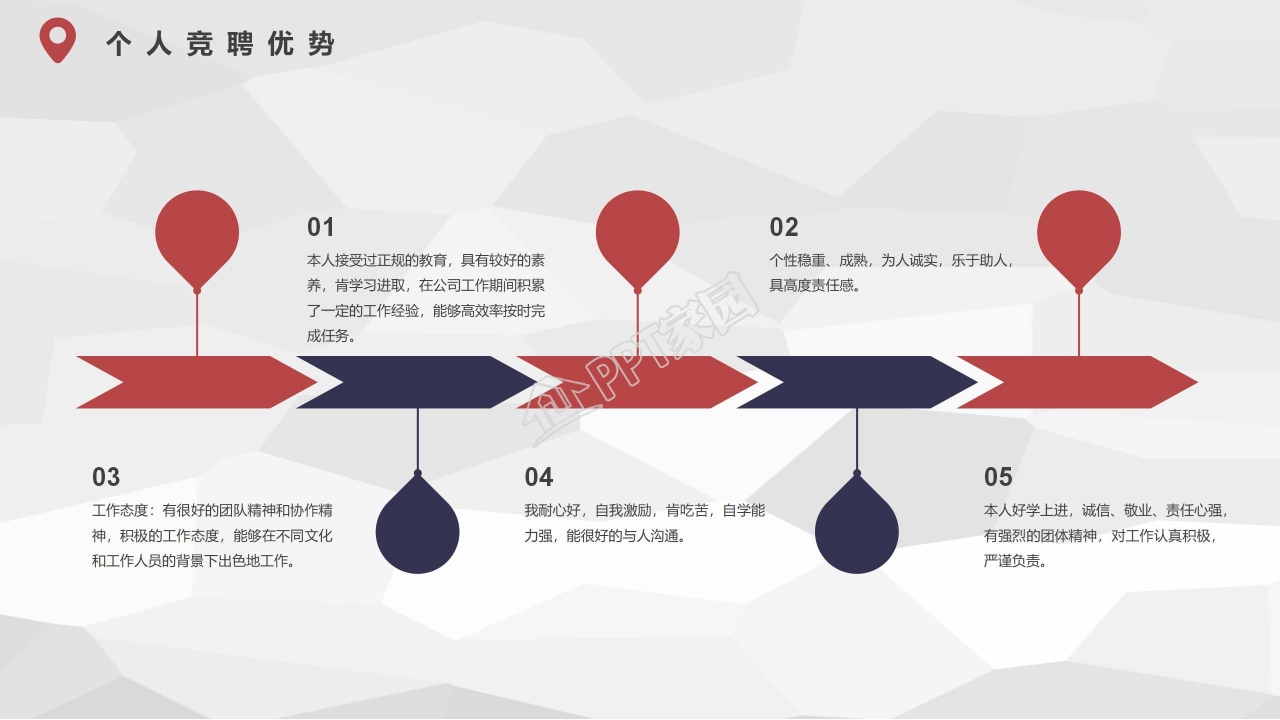 简历自我介绍PPT模板下载