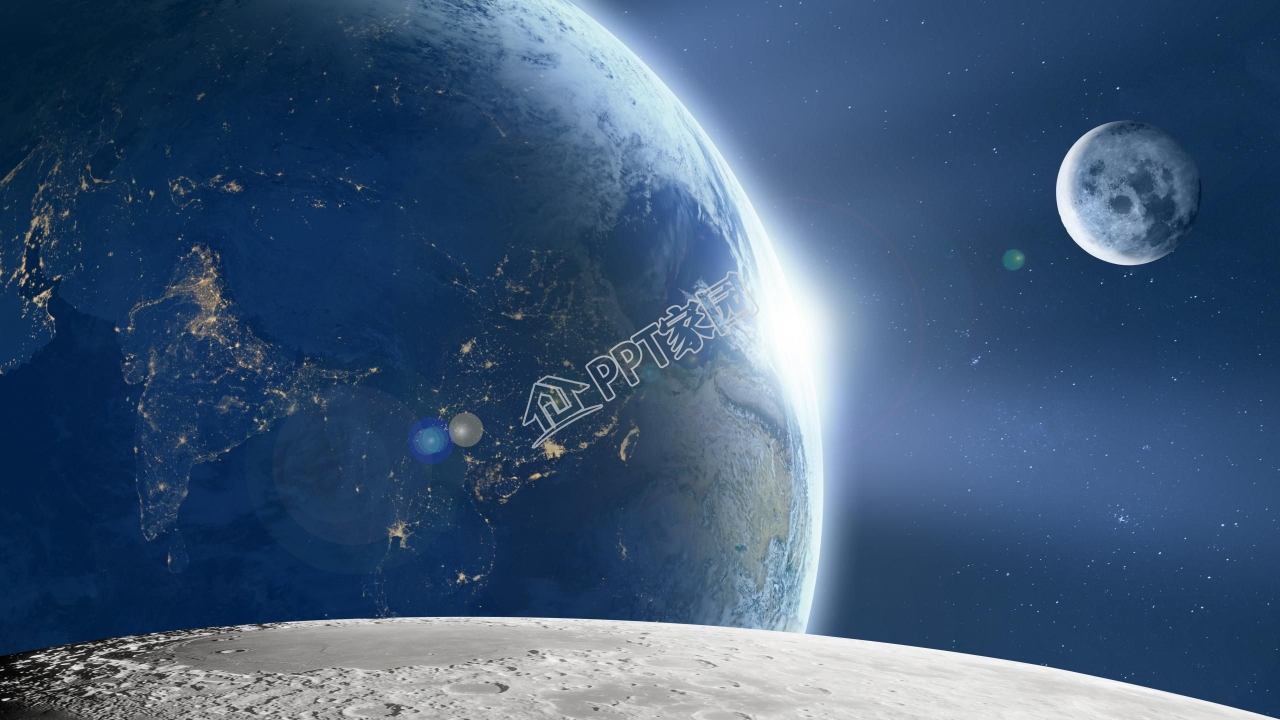 创意星球年终总结报告ppt模板