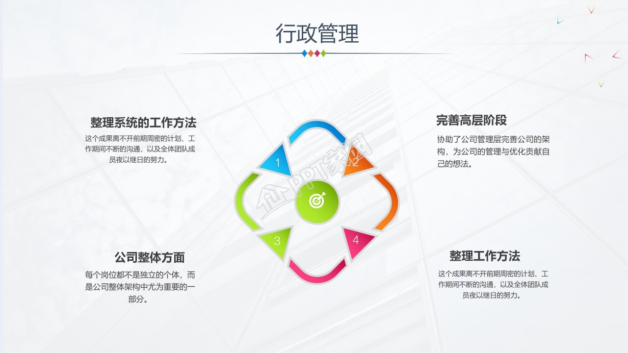 时尚简约年终工作总结新年计划通用ppt模板