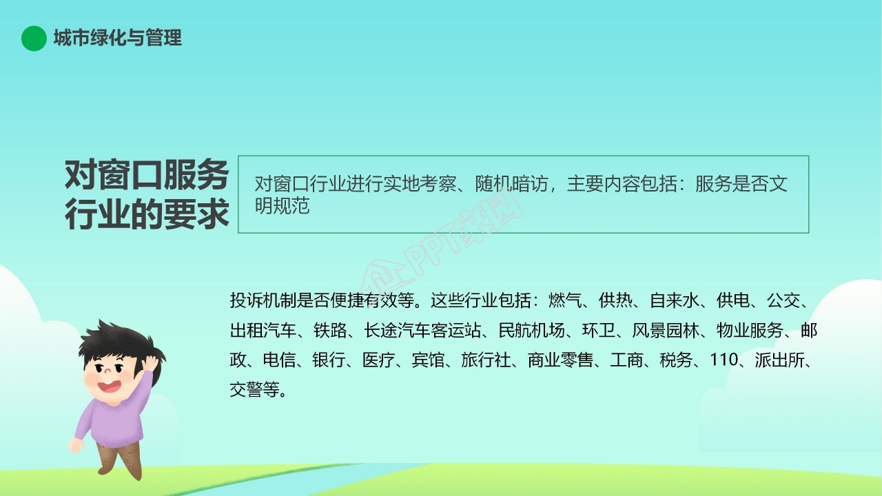 创建文明城市ppt模板