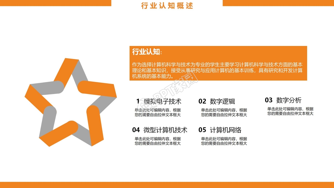 创意简洁职业生涯规划商务PPT模板