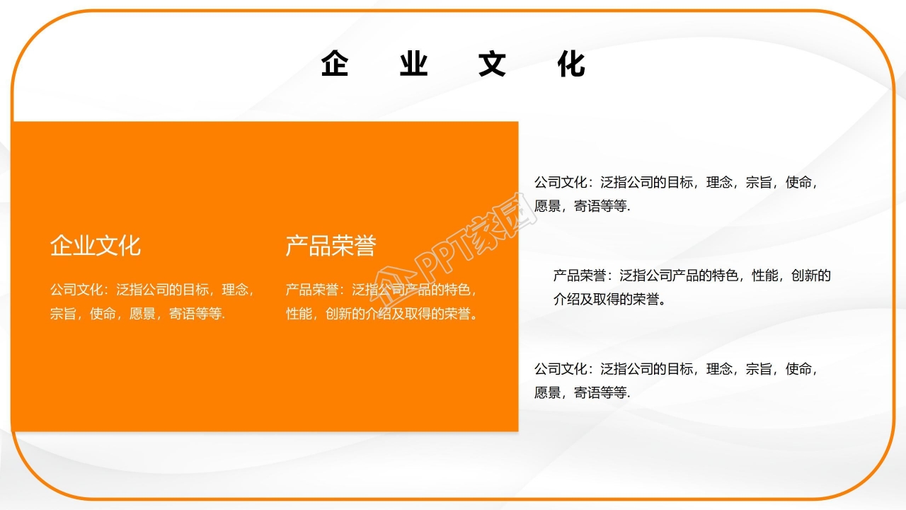 扁平化卡通动漫商务通用PPT模板