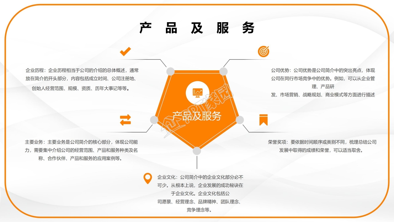 扁平化卡通动漫商务通用PPT模板