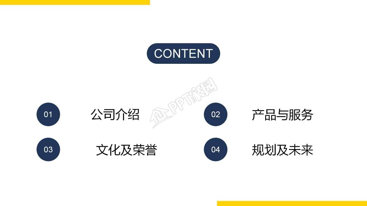 简洁实用公司介绍宣传通用ppt模板