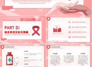 预防艾滋病宣传日ppt模板下载推荐
