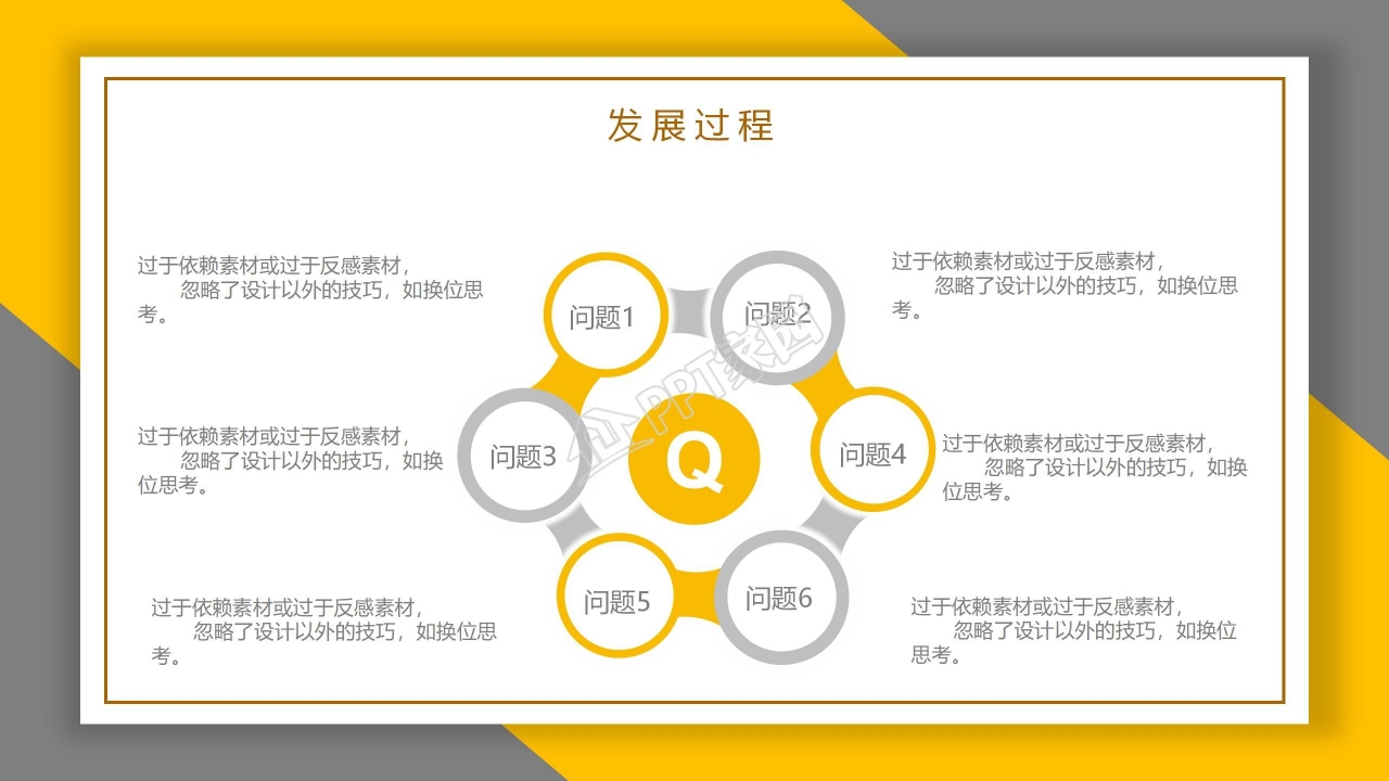 暖色系论文答辩ppt模板