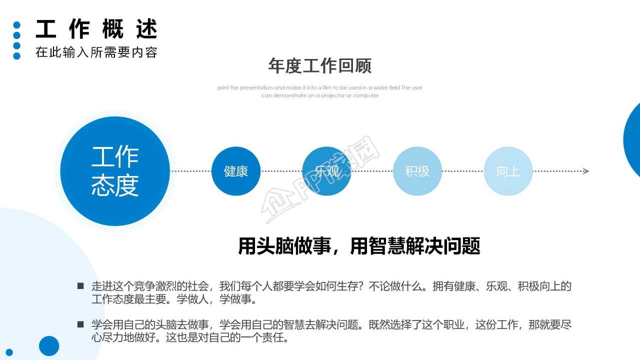 医生工作汇报ppt模板
