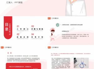 护士个人年终总结ppt模板 下载推荐