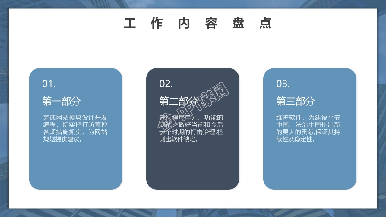 建筑公司企业简介ppt模板
