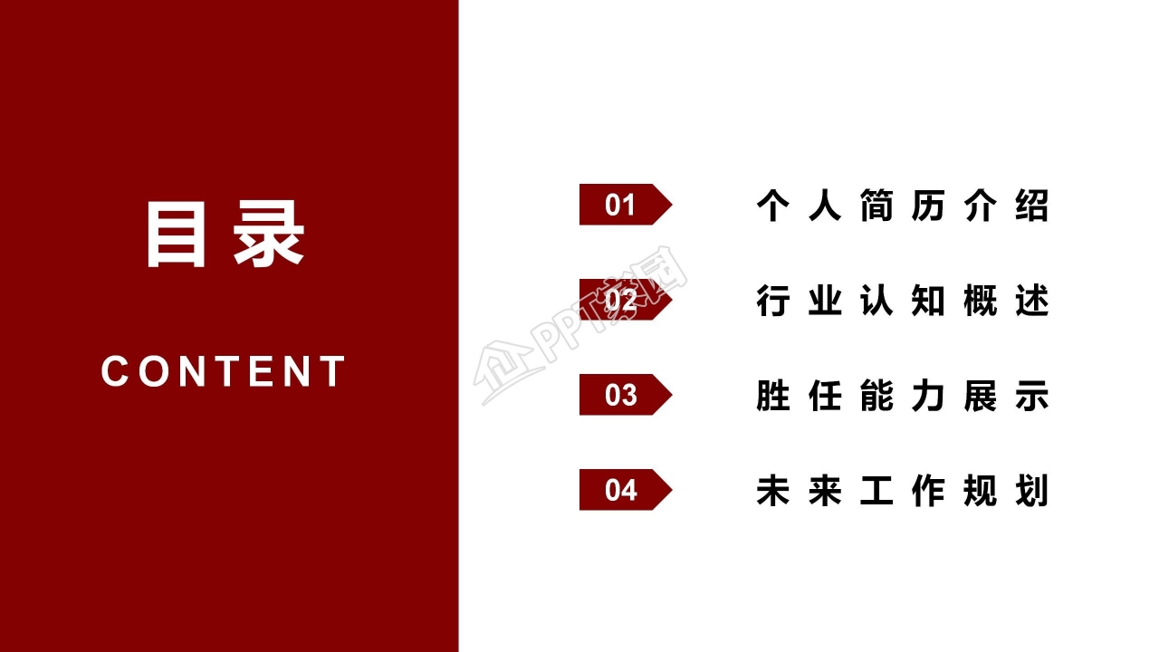 优秀员工职业生涯规划书ppt模板
