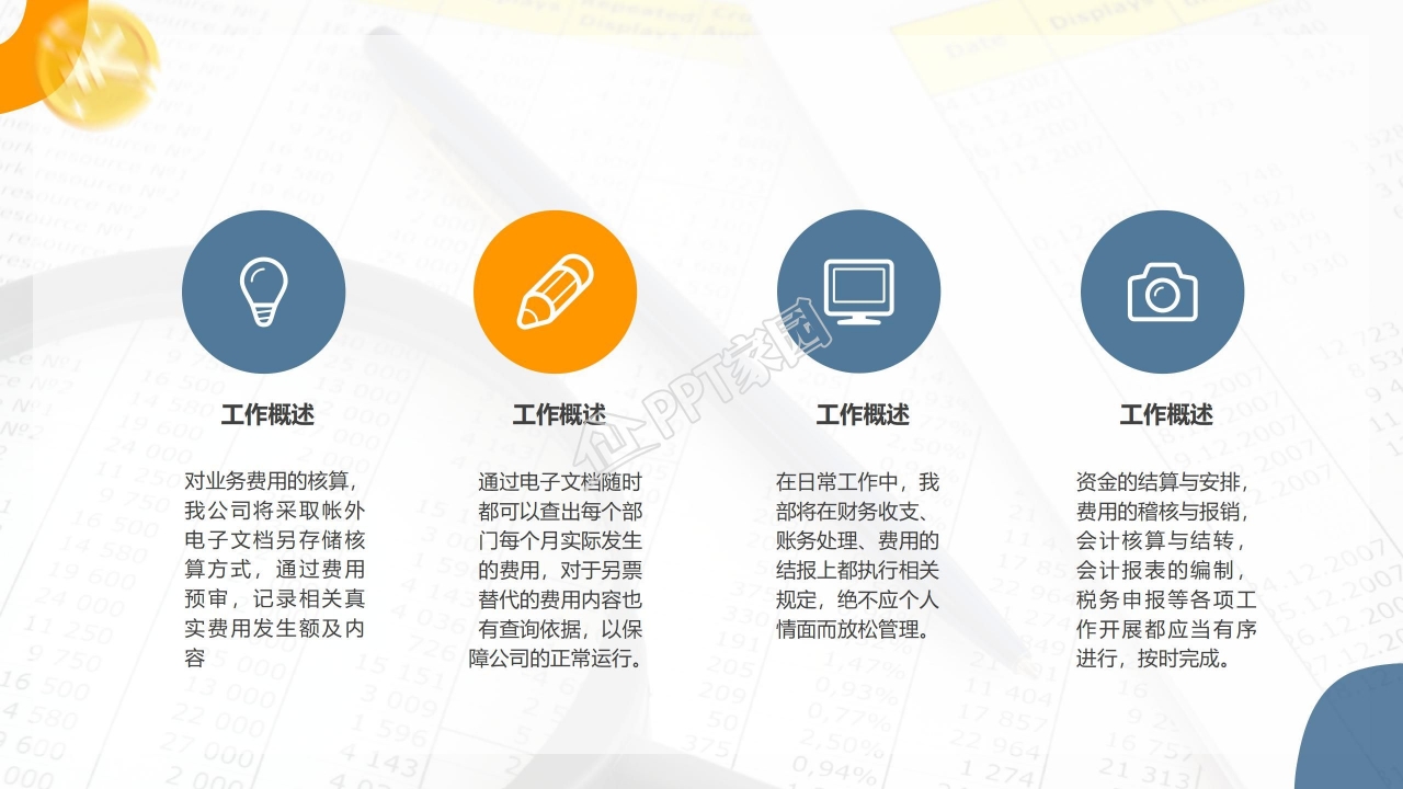 精美简约年终工作总结新年计划ppt模板