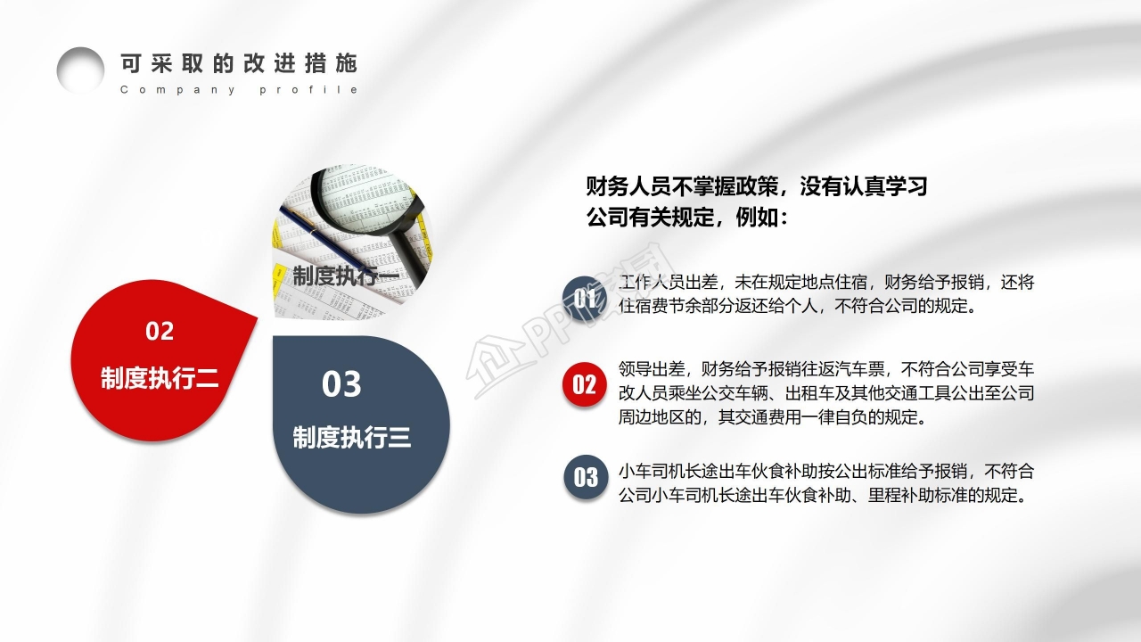 财务年终工作总结ppt模板