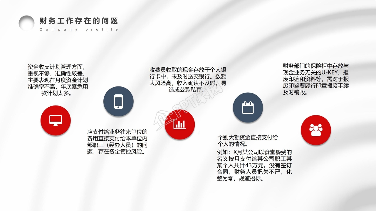 2021蒸蒸日上财务报告ppt模板