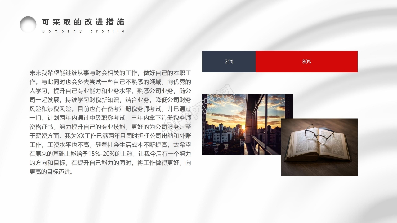 财务年终工作总结ppt模板