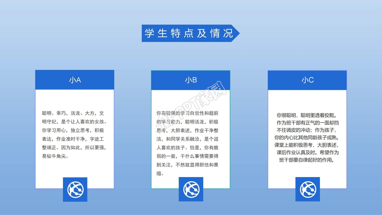 幼儿园小班期末家长会ppt模板