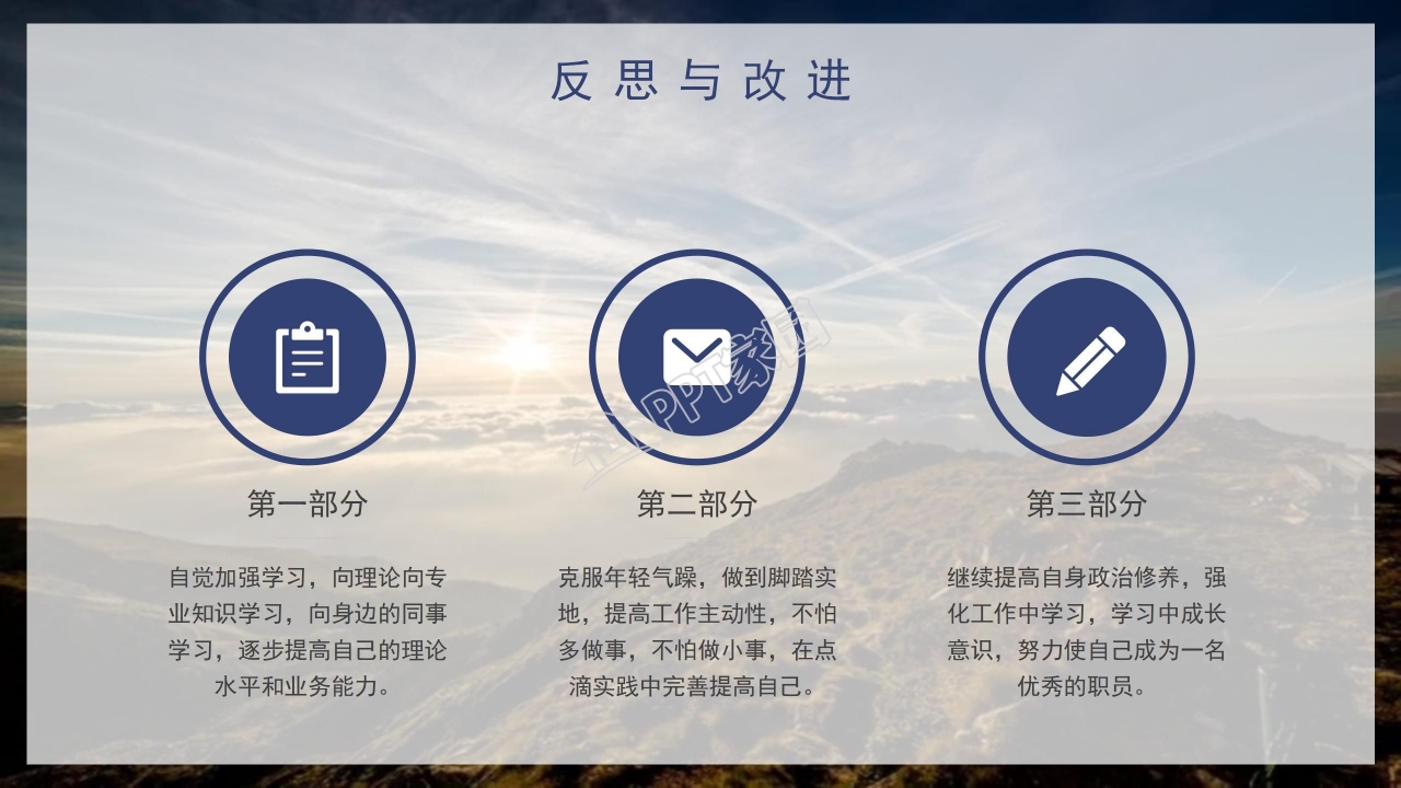 物业年度总结ppt模板