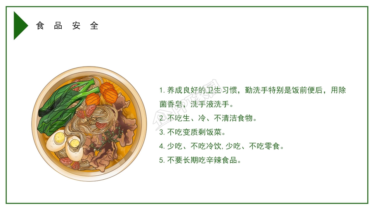  交通安全教育学习ppt模板