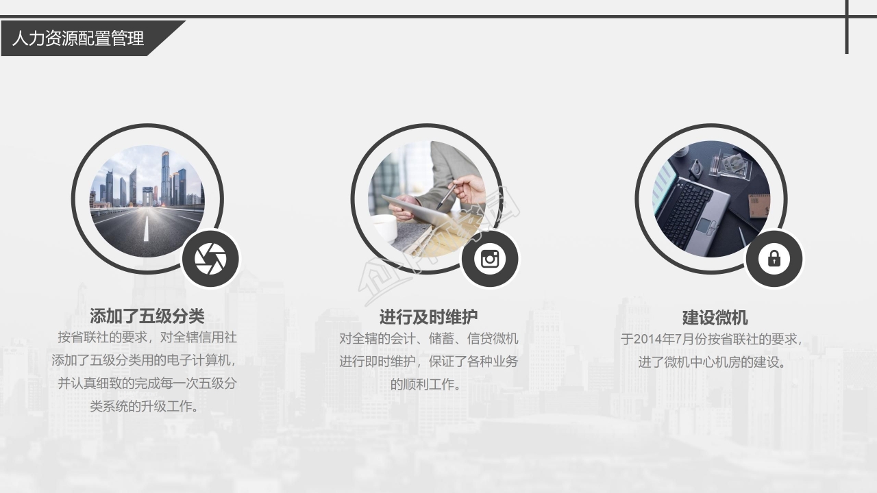 人力资源部年度工作总结ppt
