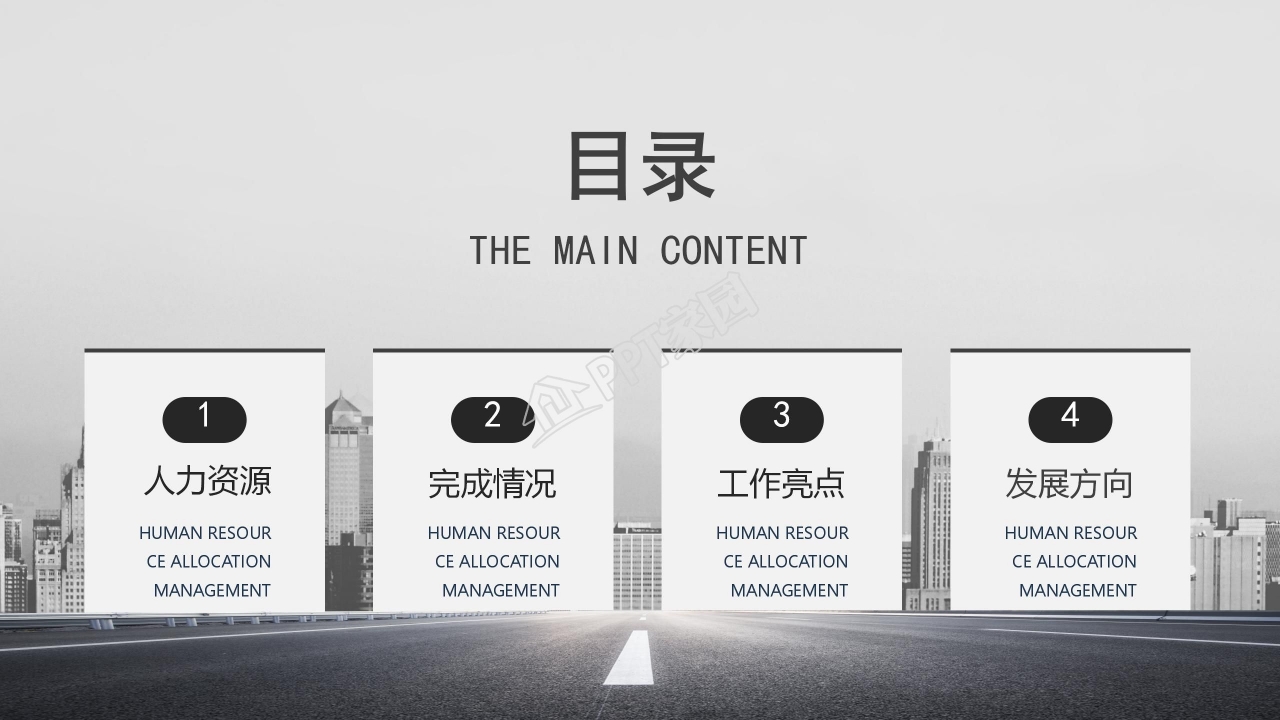 人力资源部年度工作总结ppt