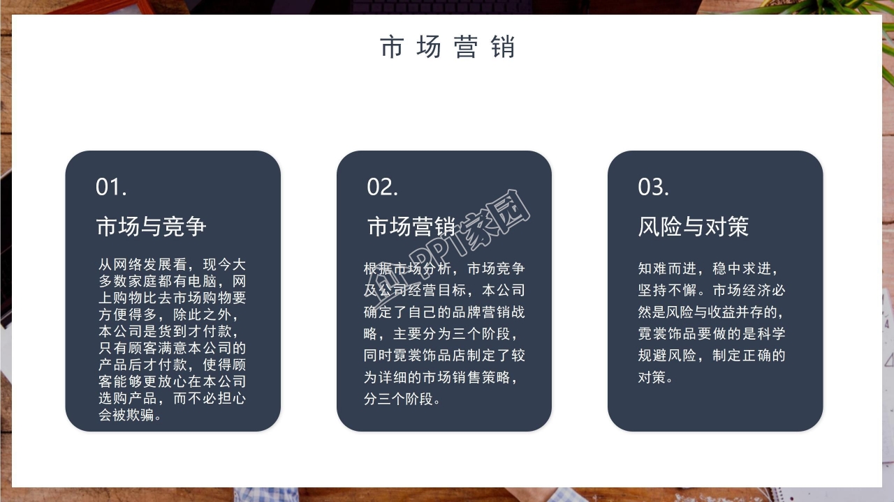 精选商业PPT幻灯片免费模板