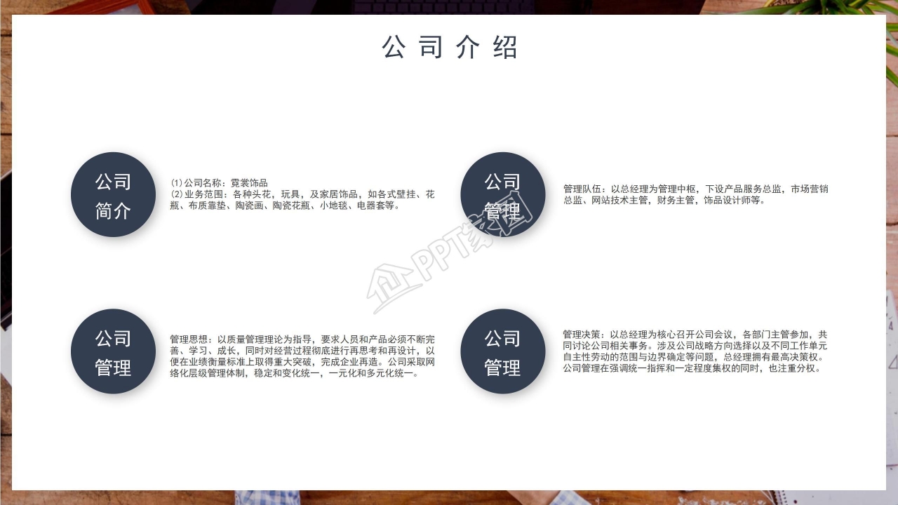 精选商业PPT幻灯片免费模板