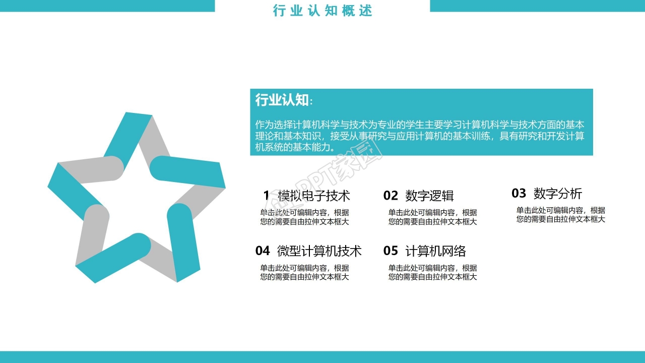 商务大气岗位竞聘ppt模板