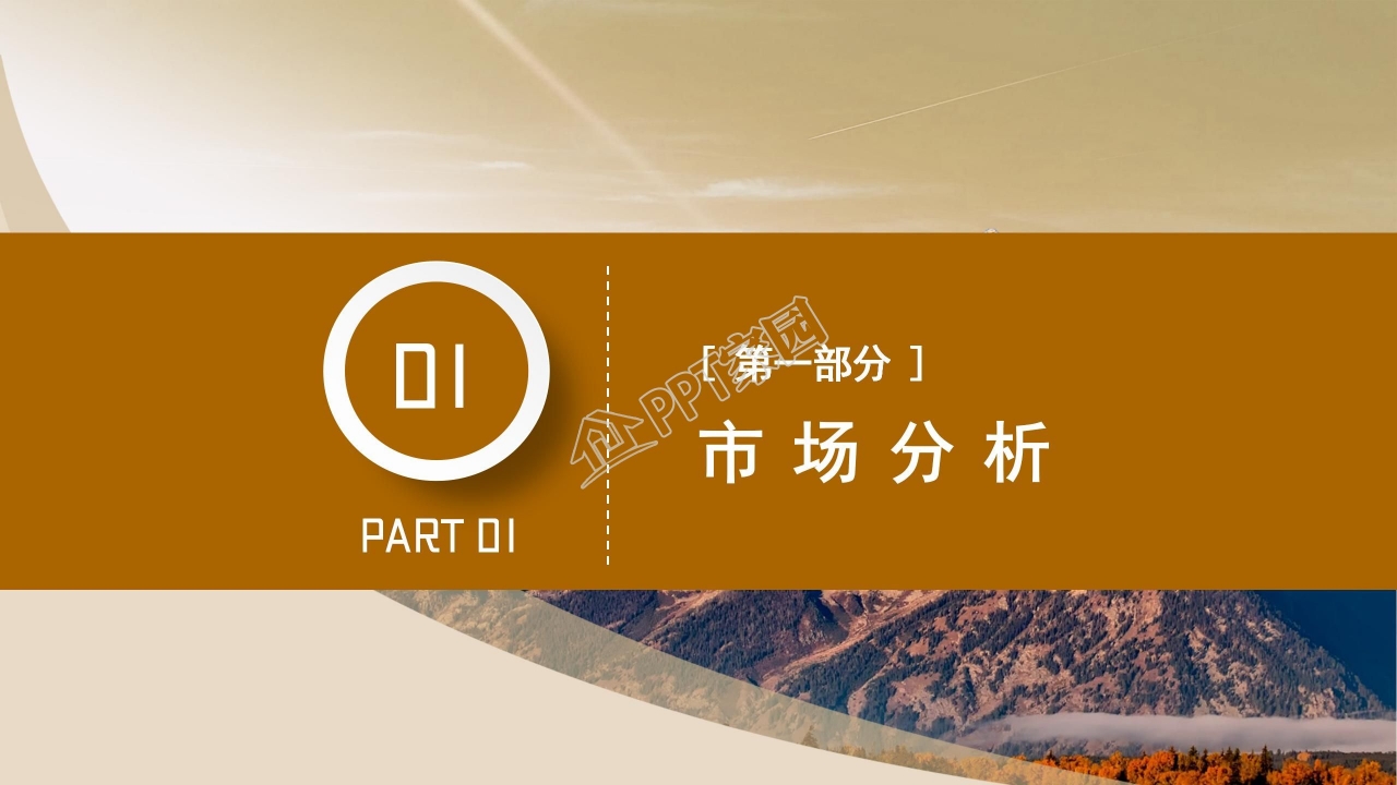 商务风市场规划方案ppt模板