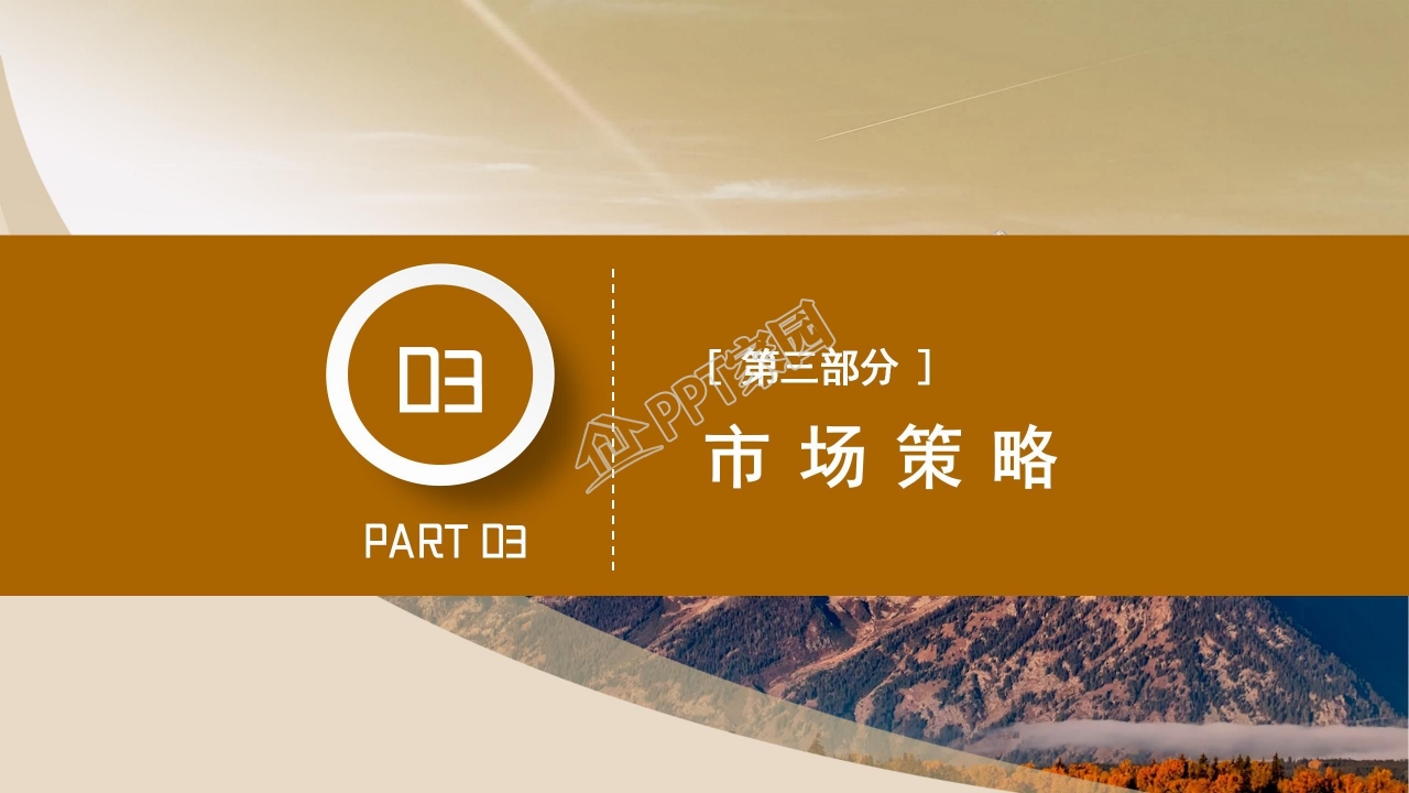 商务风市场规划方案ppt模板