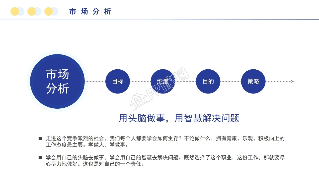 创意简约市场规划方案营销策划方案ppt模板