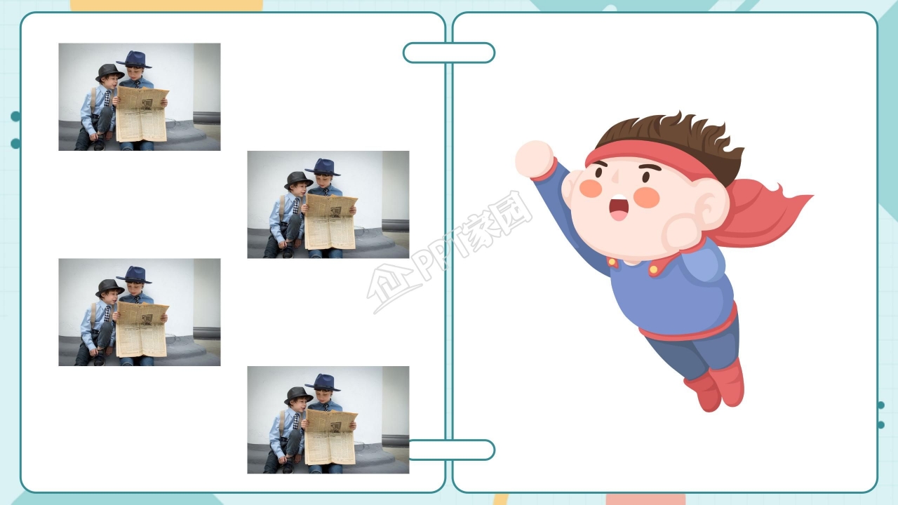 我的寒假生活相册ppt模板